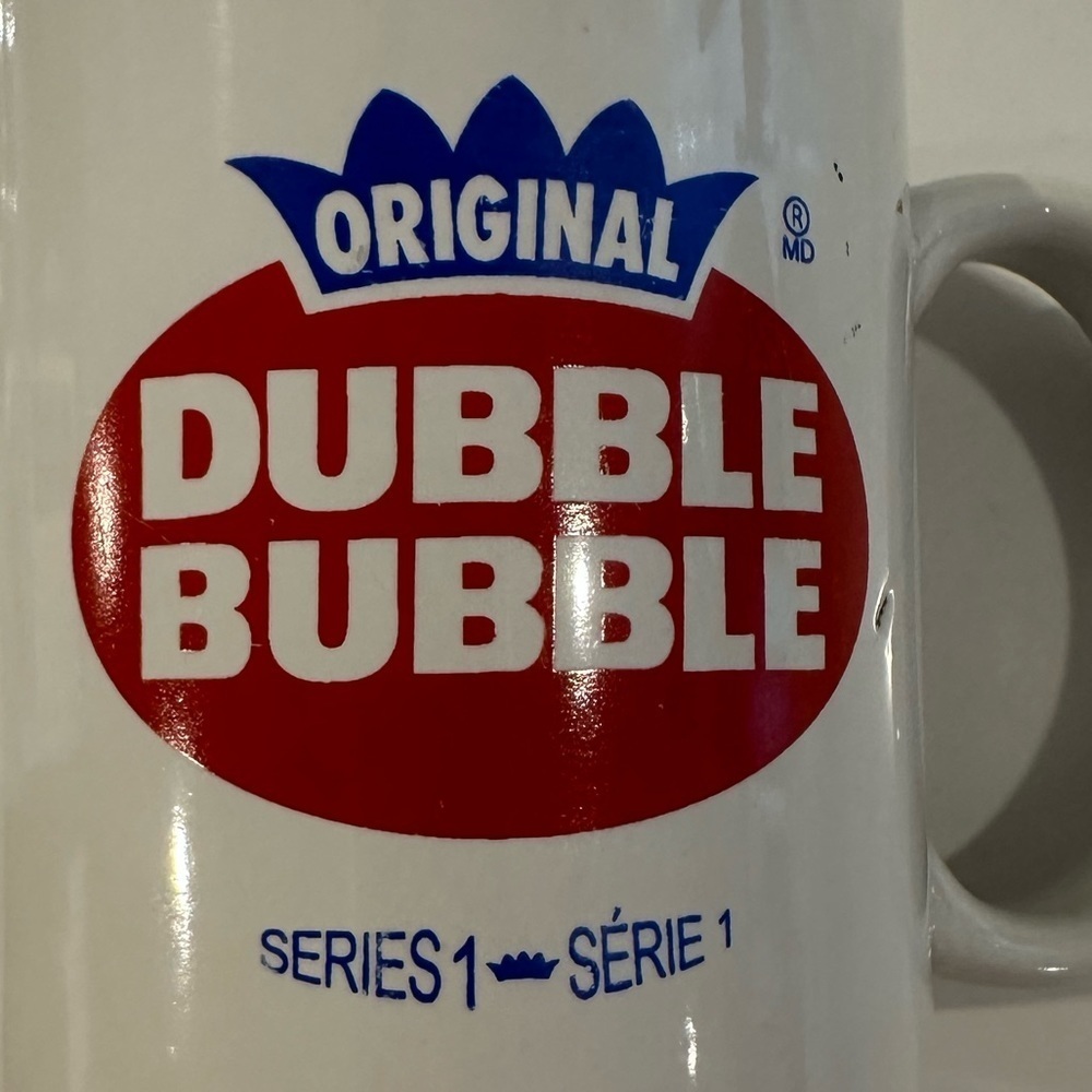 Vintage Original Double  Bubble Series 1 Mug Logo Pud Character